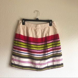 Vintage Loft Colorful Striped Skirt